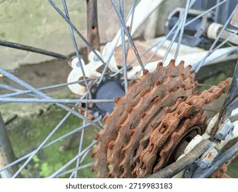 heavily-rusted-bicycle-chain-rear-260nw-2719983183 The wornout mechanics of a bicycle that has seen years of hard service